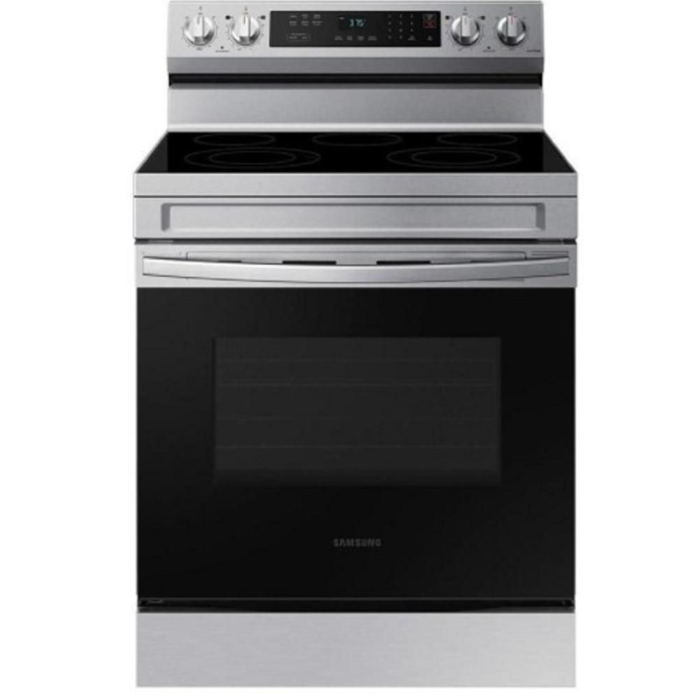 Samsung NE63A6311SS/AA 30" 6.3 cu.ft. Stainless Steel Electric Range with 5 Burners