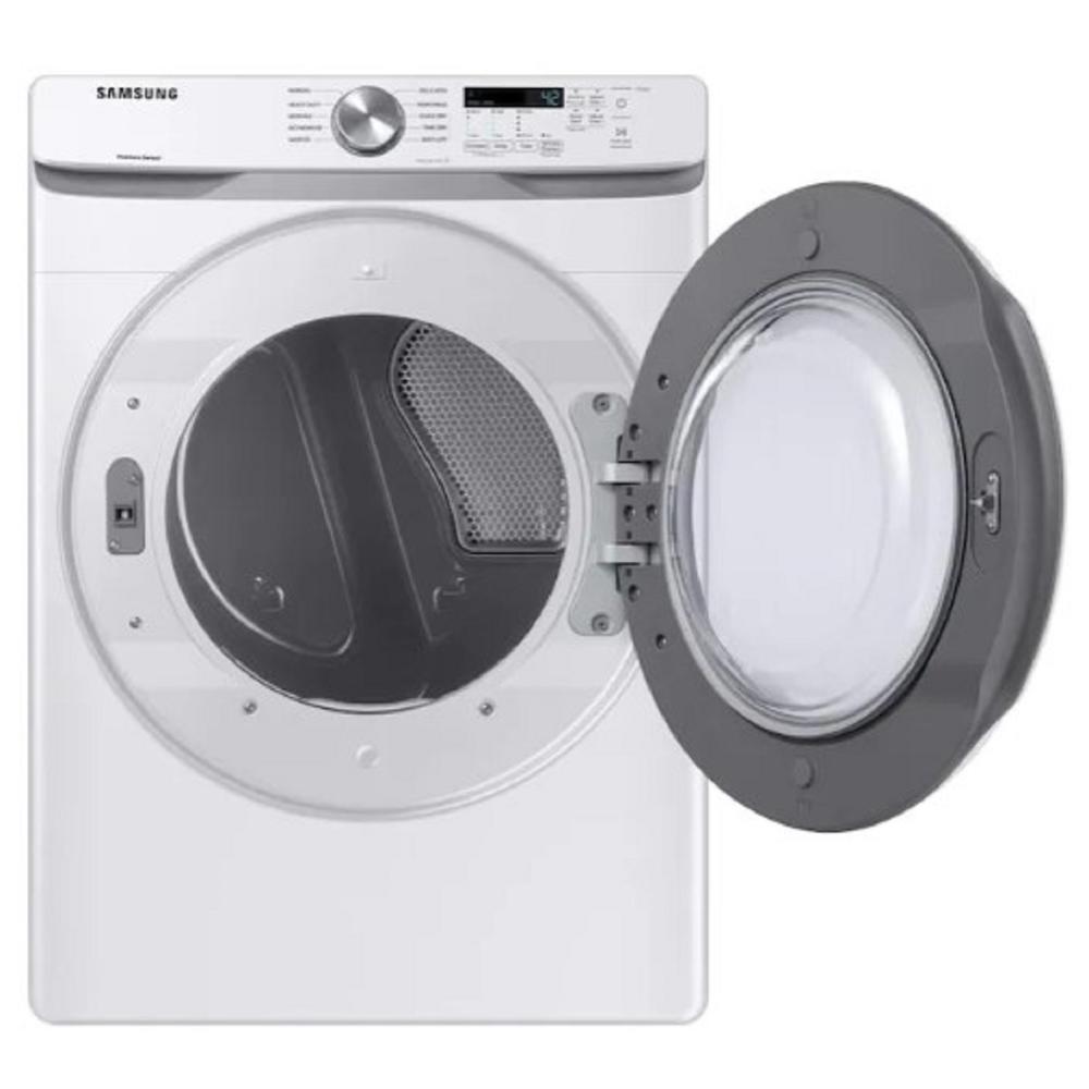 DVE45T6020W/A3 27" 7.5 cu.ft. White Front Load Electric Dryer