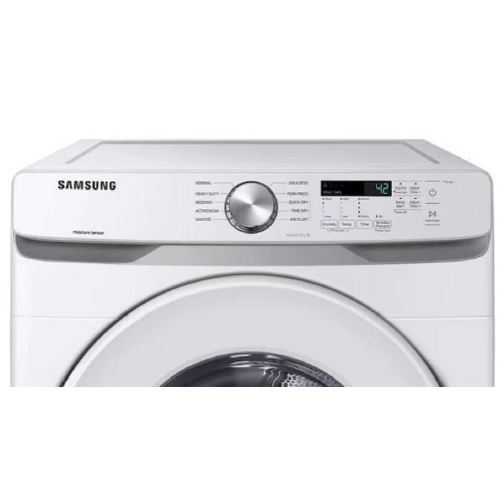 Samsung DVG45T6020W/A3 27" 7.5 cu.ft. Black Stainless Gas Dryer