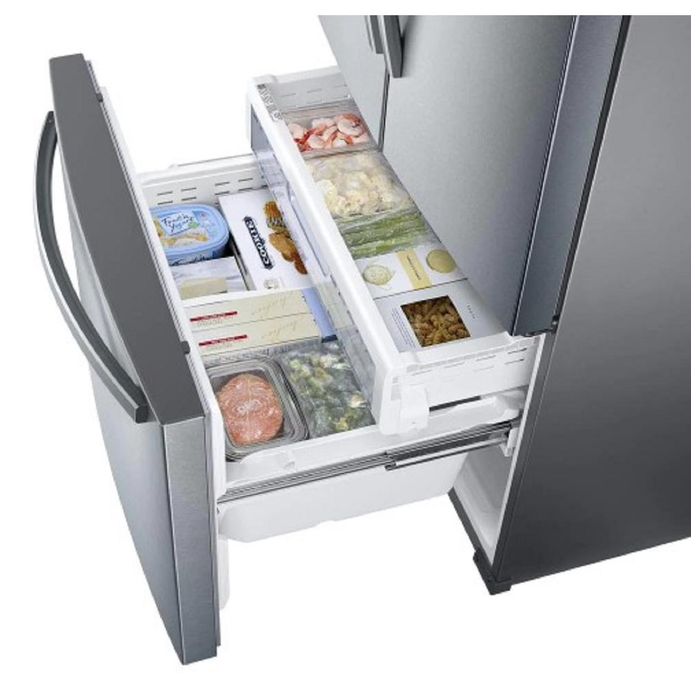 Samsung RF26J7510SR/AA 33" 25.5 cu.ft. Stainless Steel French Door Refrigerator and Bottom Freezer