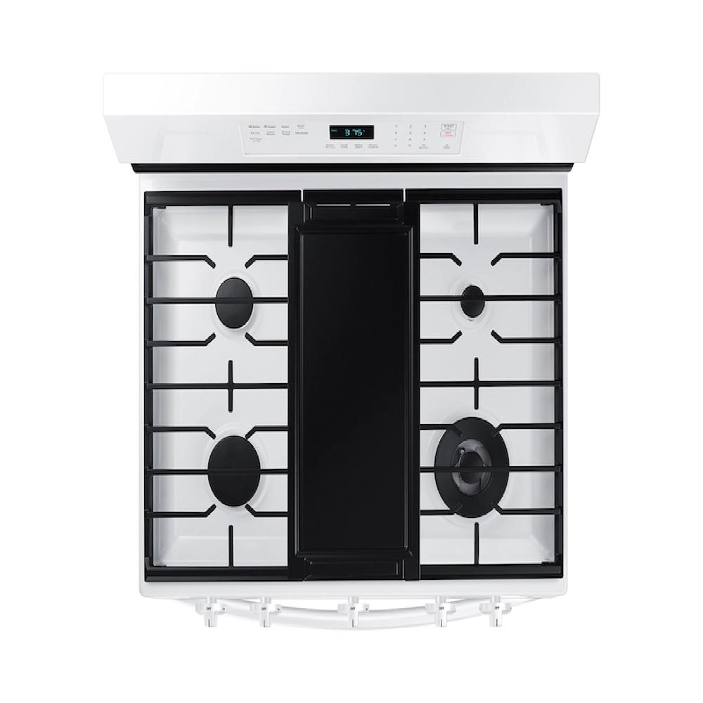 Samsung NX60A6511SW/AA 6.0 cu.ft. White Smart Wi-Fi Enabled Convection Gas Range