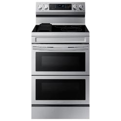 Samsung NE63A6751SS/AA 6.3 cu. ft. Smart Freestanding Electric Range with Flex Duo, No-Preheat Air Fry & Griddle in Stainless Steel