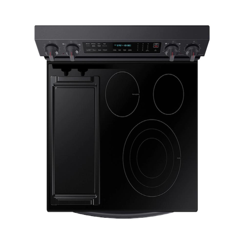 Samsung NE63A6711SG/AA 6.3 cu. ft. Smart Freestanding Electric Range with No-Preheat Air Fry, Convection+ & Griddle in Black Stainless Steel