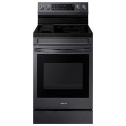 Samsung NE63A6711SG/AA 6.3 cu. ft. Smart Freestanding Electric Range with No-Preheat Air Fry, Convection+ & Griddle in Black Stainless Steel