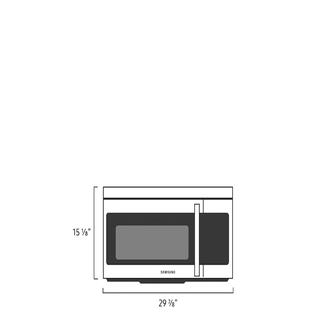 Samsung ME16A4021AS/AA 1.6 cu. ft. OvertheRange Microwave with Auto