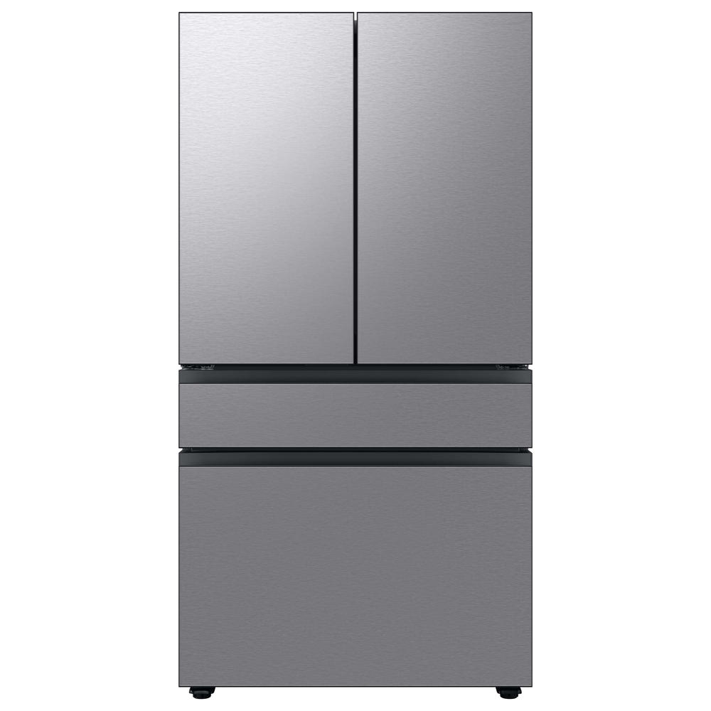 Samsung RF29BB8600QLAA Bespoke 4-Door French Door Refrigerator (29 cu ft) with Beverage Center in Fingerprint Resistant Stainless Steel, Standard Depth