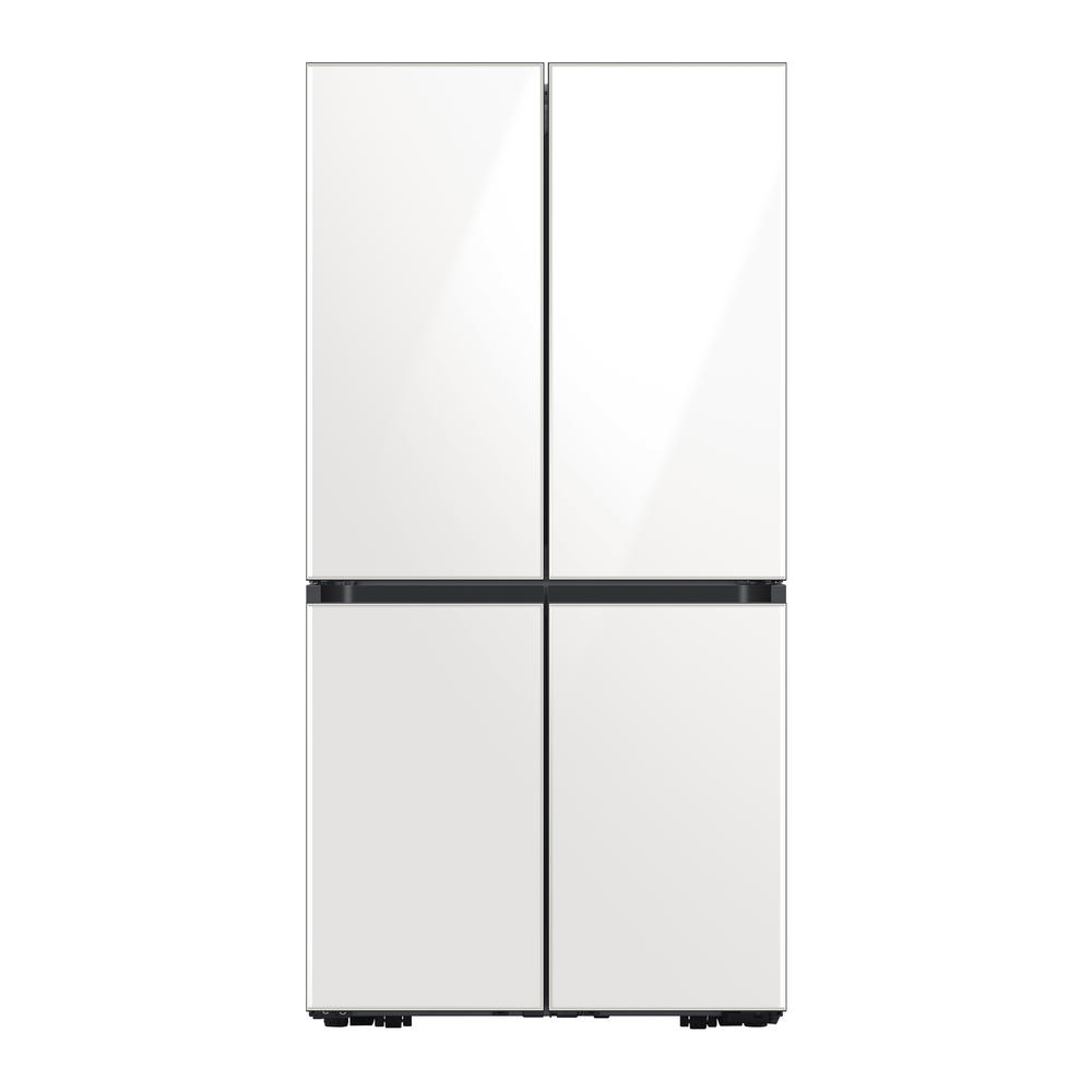 Samsung RF23A967512/AA Bespoke 4-Door Flex&#8482; Refrigerator (23 cu. ft.) with Beverage Center in White Glass, Counter Depth