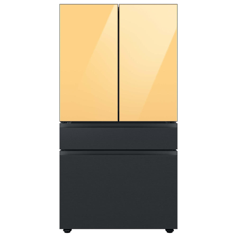 Samsung RA-F36DB4MT/AA Bespoke 4-Door French Door Refrigerator Panel in Matte Black Steel - Bottom Panel