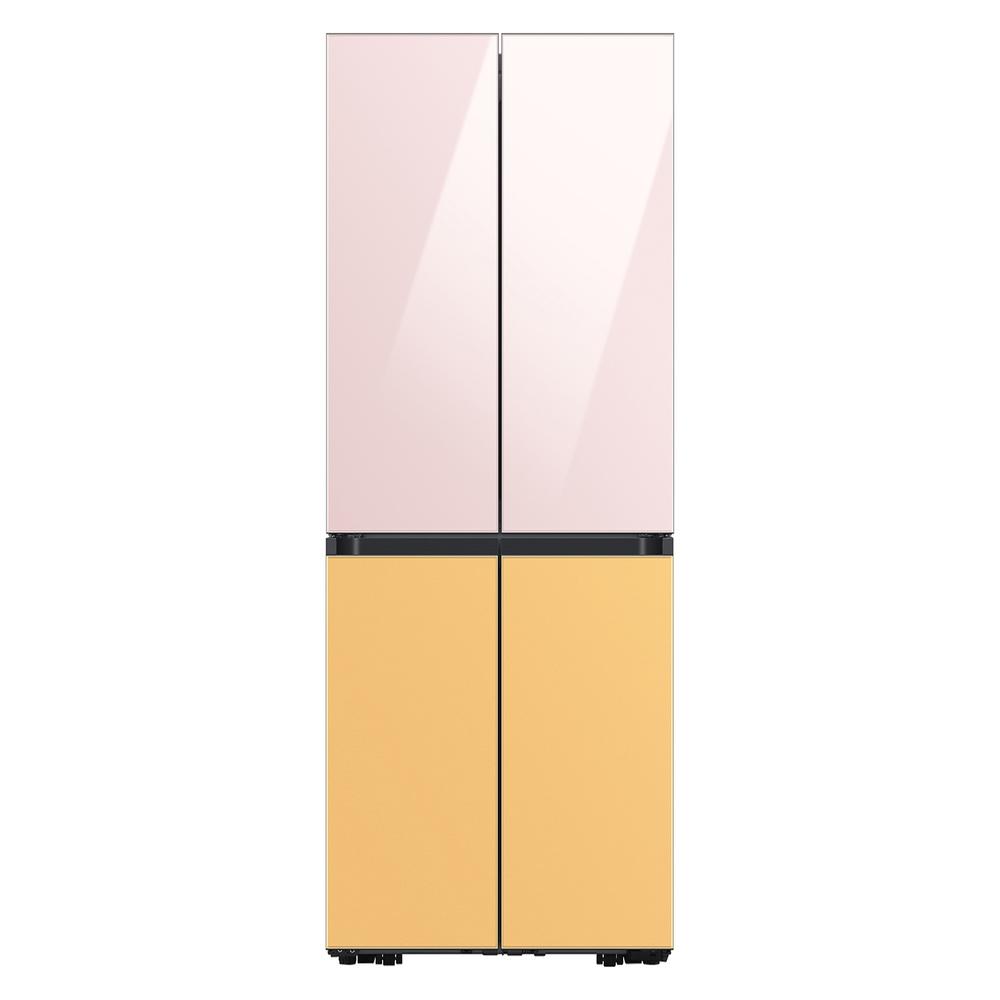 Samsung RA-F18DBBC0/AA Bespoke 4-Door Flex&#8482; Refrigerator Panel in Sunrise Yellow Glass - Bottom Panel
