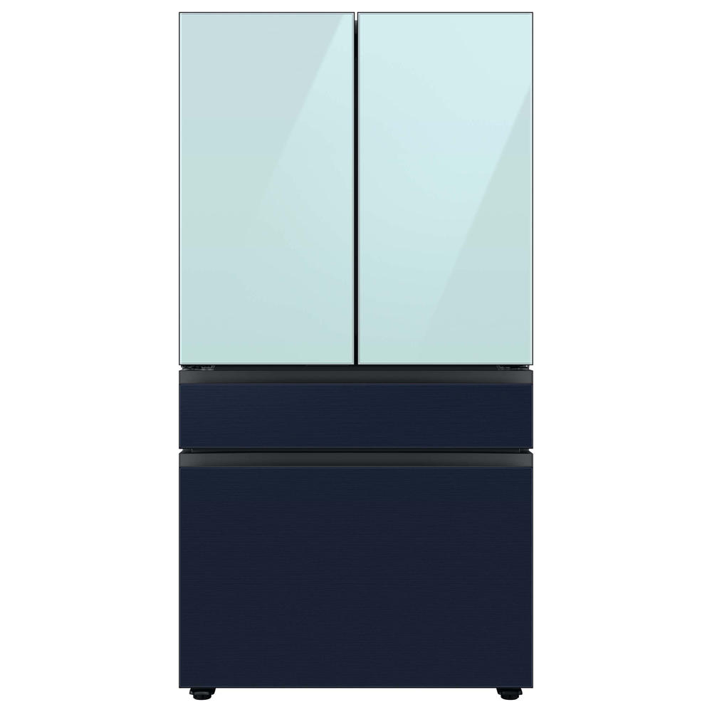 Samsung RA-F18DU4CM/AA Bespoke 4-Door French Door Refrigerator Panel in Morning Blue Glass - Top Panel