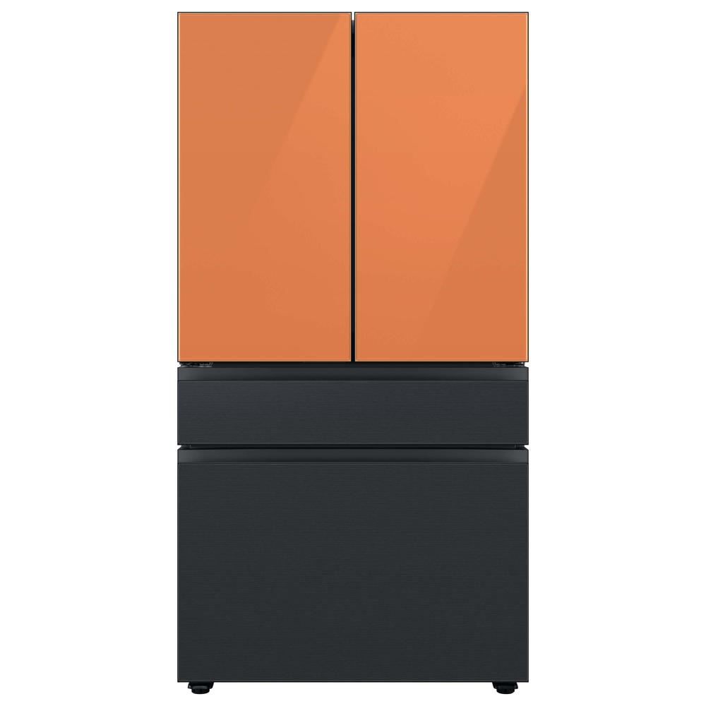 Samsung RA-F36DMMMT/AA Bespoke 4-Door French Door Refrigerator Panel in Matte Black Steel - Middle Panel