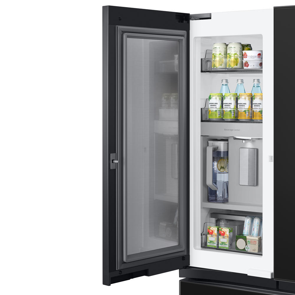 Samsung RF24BB6900ACAA Bespoke 3-Door French Door Refrigerator (24 cu. ft.) with Family Hub&#8482; Panel in Charcoal Glass, Counter Depth - PANEL READY