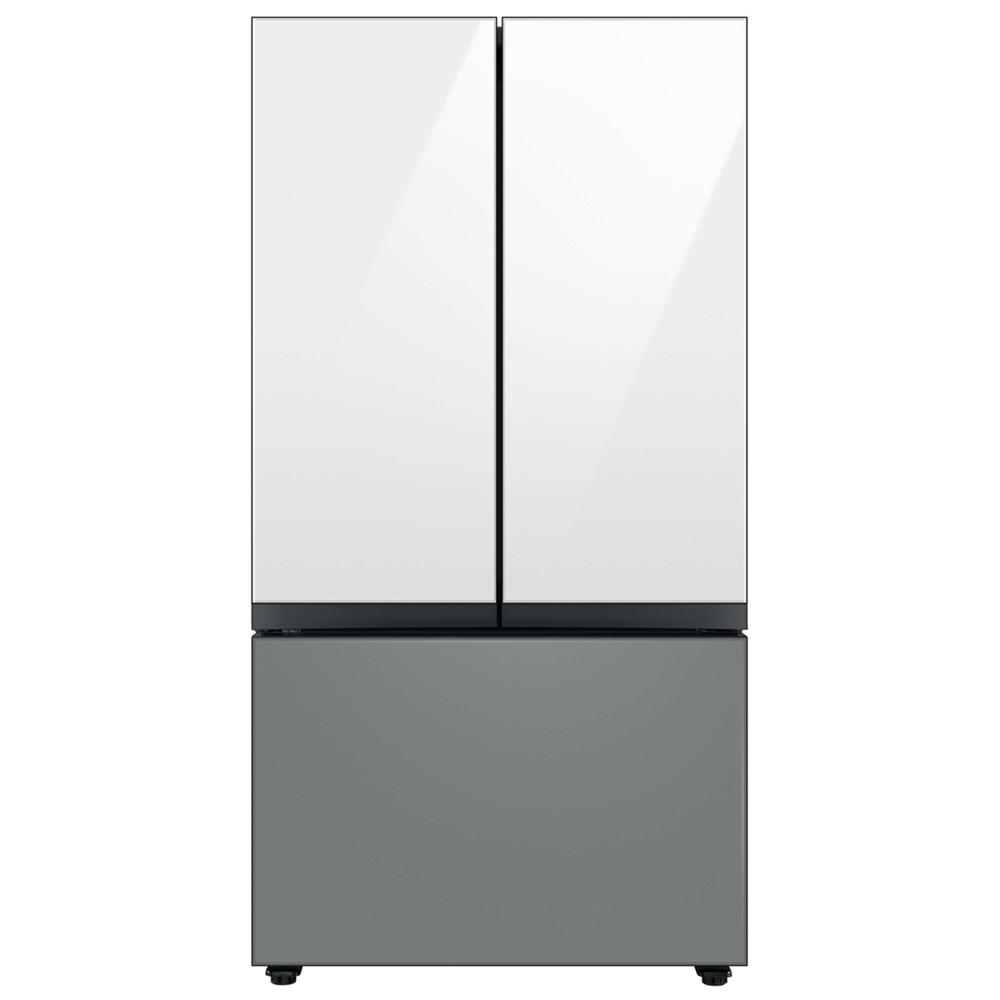 Samsung RF30BB6200APAA Bespoke 3-Door French Door Refrigerator (30 cu. ft.) with AutoFill Water Pitcher, Standard Depth - PANEL READY