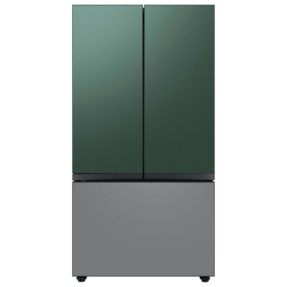 Samsung RA-F36DB331/AA Bespoke 3-Door French Door Refrigerator Panel in Matte Grey Glass - Bottom Panel