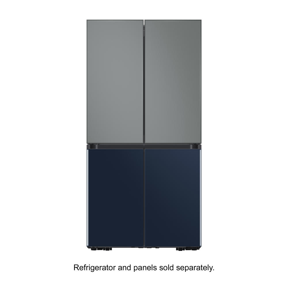 Samsung RA-F18DBB41/AA BESPOKE 4-Door Flex&#8482; Refrigerator Panel in Navy Glass - Bottom Panel