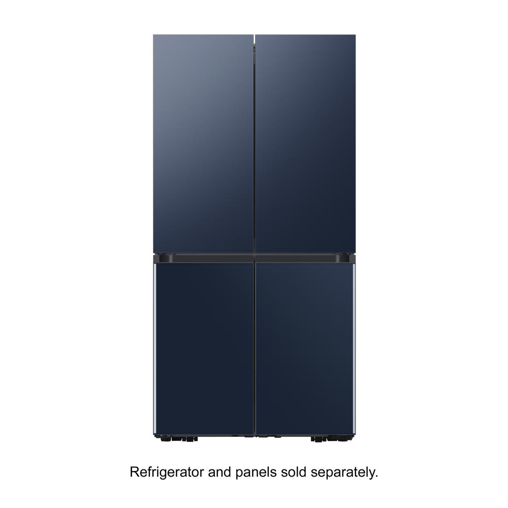 Samsung RA-F18DBB41/AA BESPOKE 4-Door Flex&#8482; Refrigerator Panel in Navy Glass - Bottom Panel