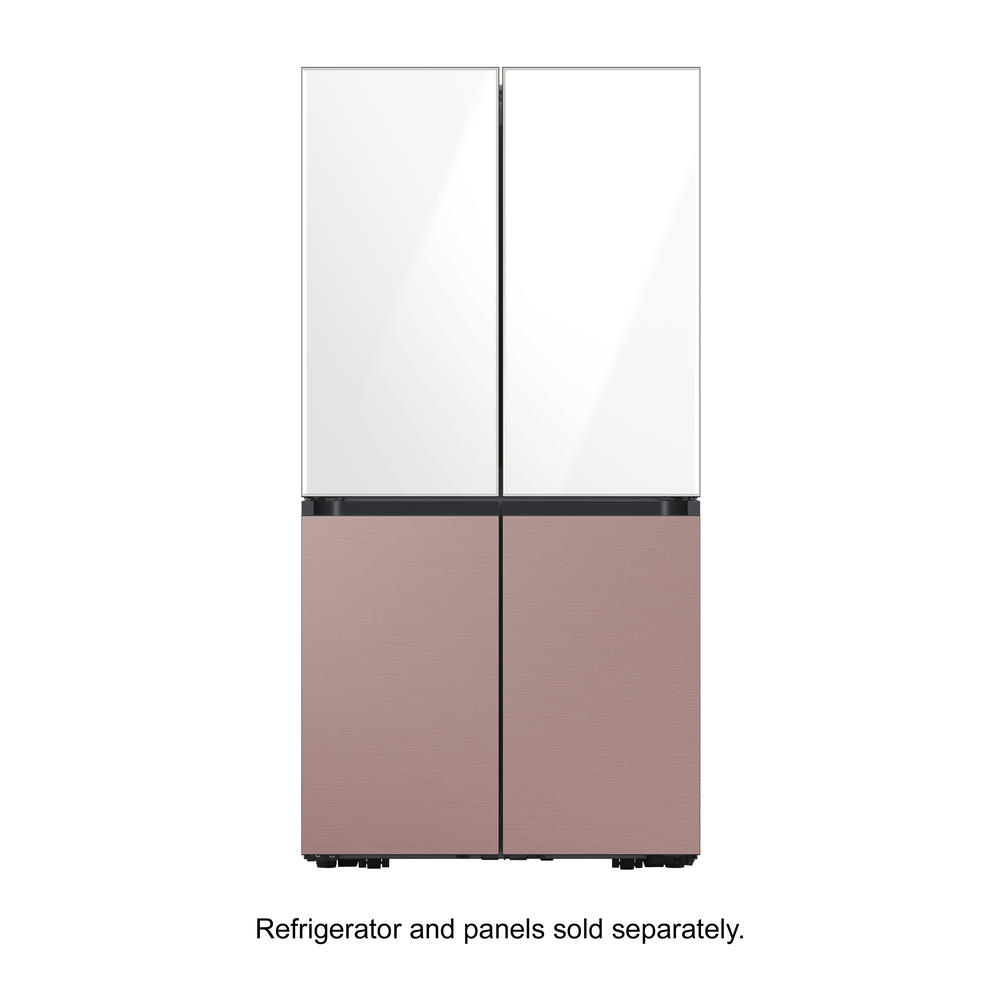 Samsung RA-F18DBBQH/AA BESPOKE 4-Door Flex&#8482; Refrigerator Panel in Champagne Rose Steel - Bottom Panel
