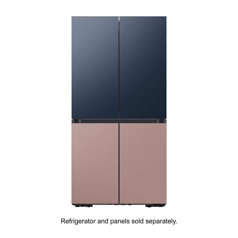 Samsung RA-F18DBBQH/AA BESPOKE 4-Door Flex&#8482; Refrigerator Panel in Champagne Rose Steel - Bottom Panel
