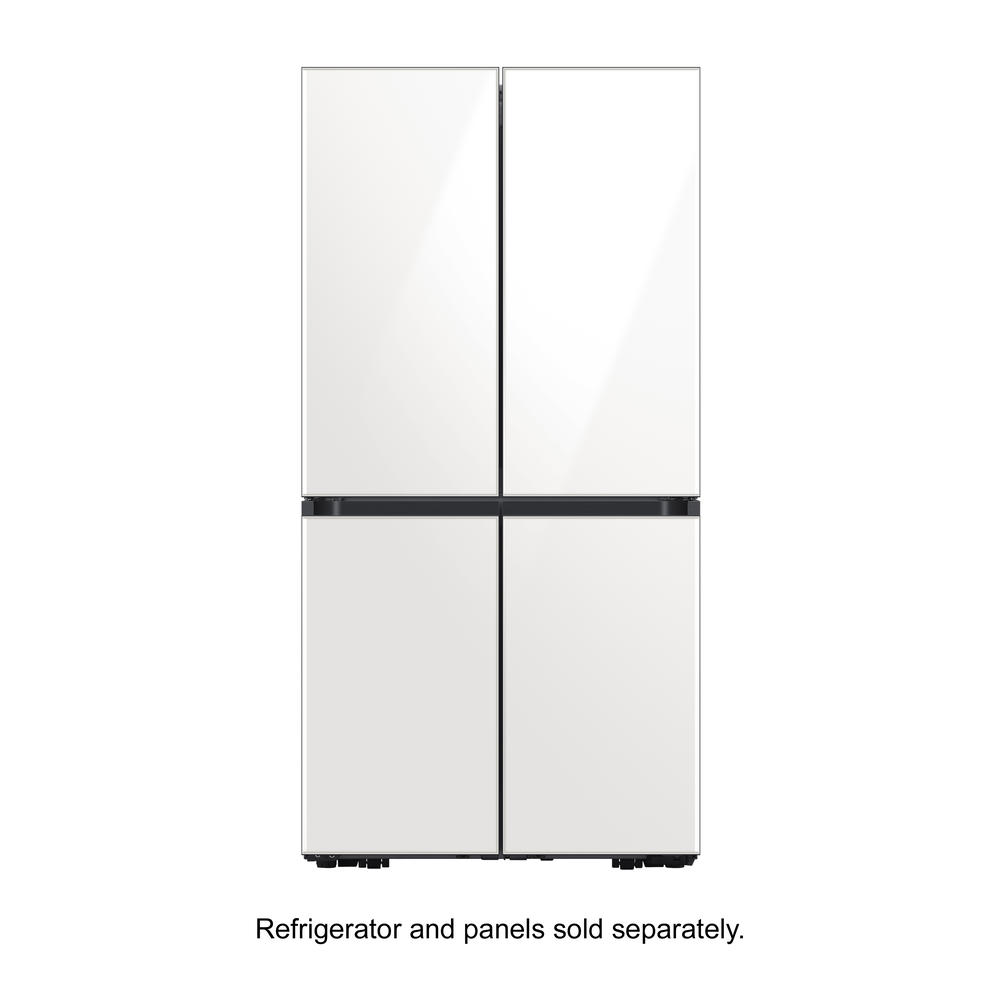Samsung RA-F18DBB35/AA BESPOKE 4-Door Flex&#8482; Refrigerator Panel in White Glass (2021) - Bottom Panel
