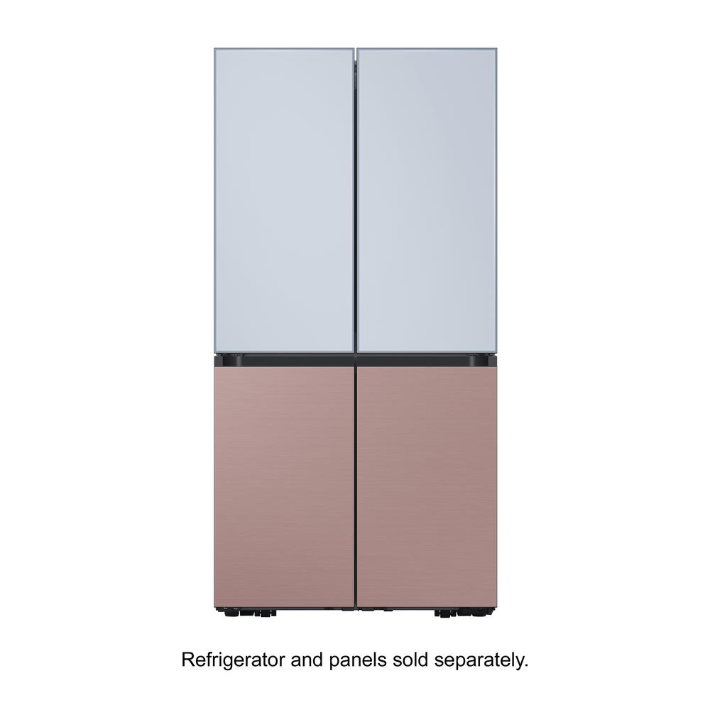 Samsung RA-F18DUU48/AA BESPOKE 4-Door Flex&#8482; Refrigerator Panel in Matte Sky Blue Glass - Top Panel