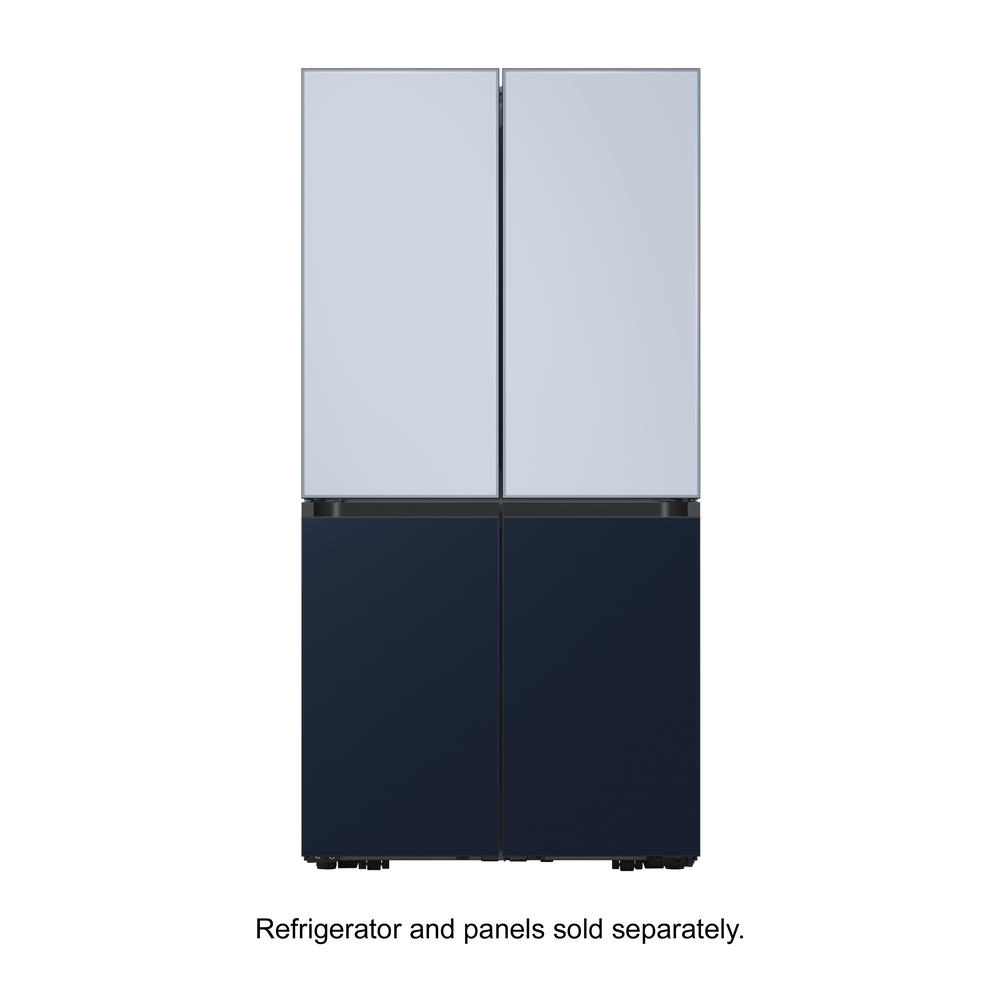 Samsung RA-F18DUU48/AA BESPOKE 4-Door Flex&#8482; Refrigerator Panel in Matte Sky Blue Glass - Top Panel