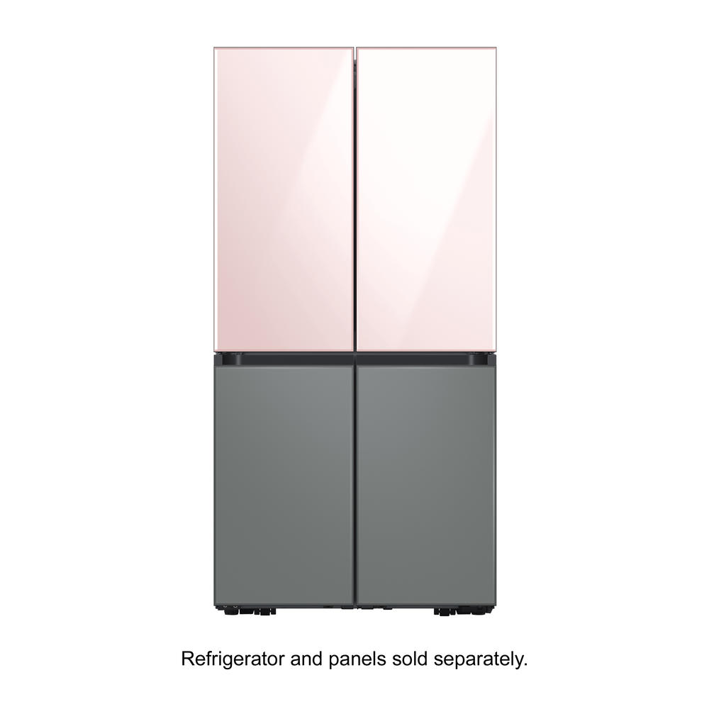 Samsung RA-F18DUU32/AA BESPOKE 4-Door Flex&#8482; Refrigerator Panel in Rose Pink Glass - Top Panel