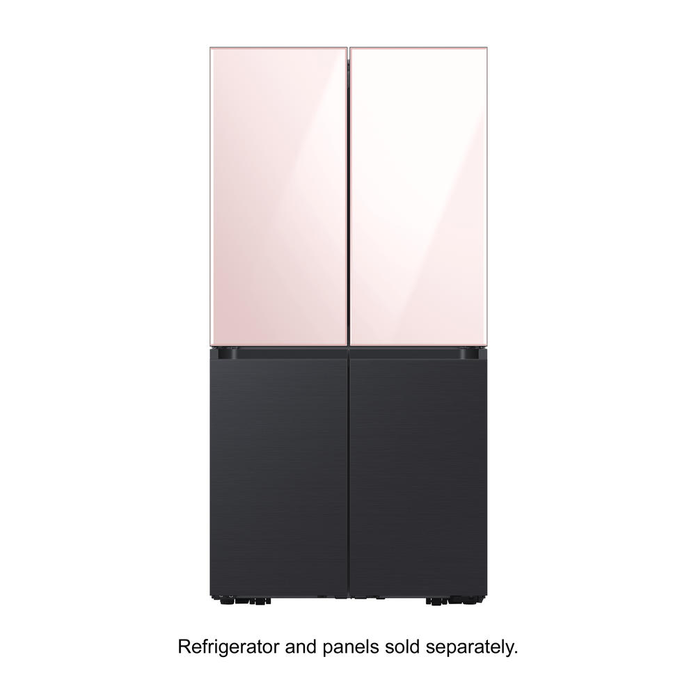 Samsung RA-F18DUU32/AA BESPOKE 4-Door Flex&#8482; Refrigerator Panel in Rose Pink Glass - Top Panel