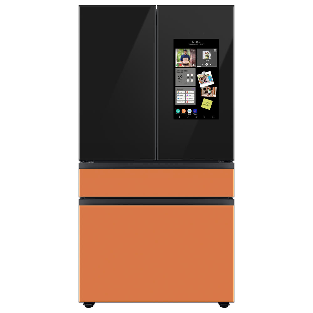 Samsung RA-F18DU433/AA Bespoke 4-Door French Door Refrigerator Panel in Charcoal Glass - Top Panel