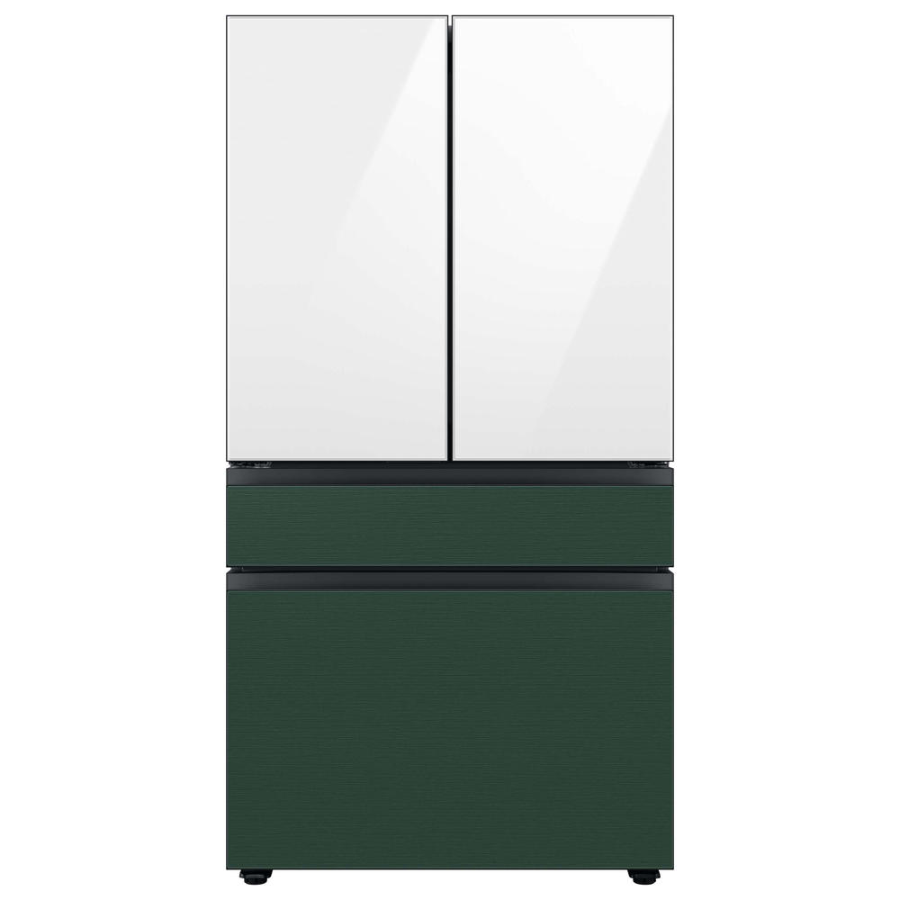 Samsung RA-F18DU412/AA Bespoke 4-Door French Door Refrigerator Panel in White Glass - Top Panel