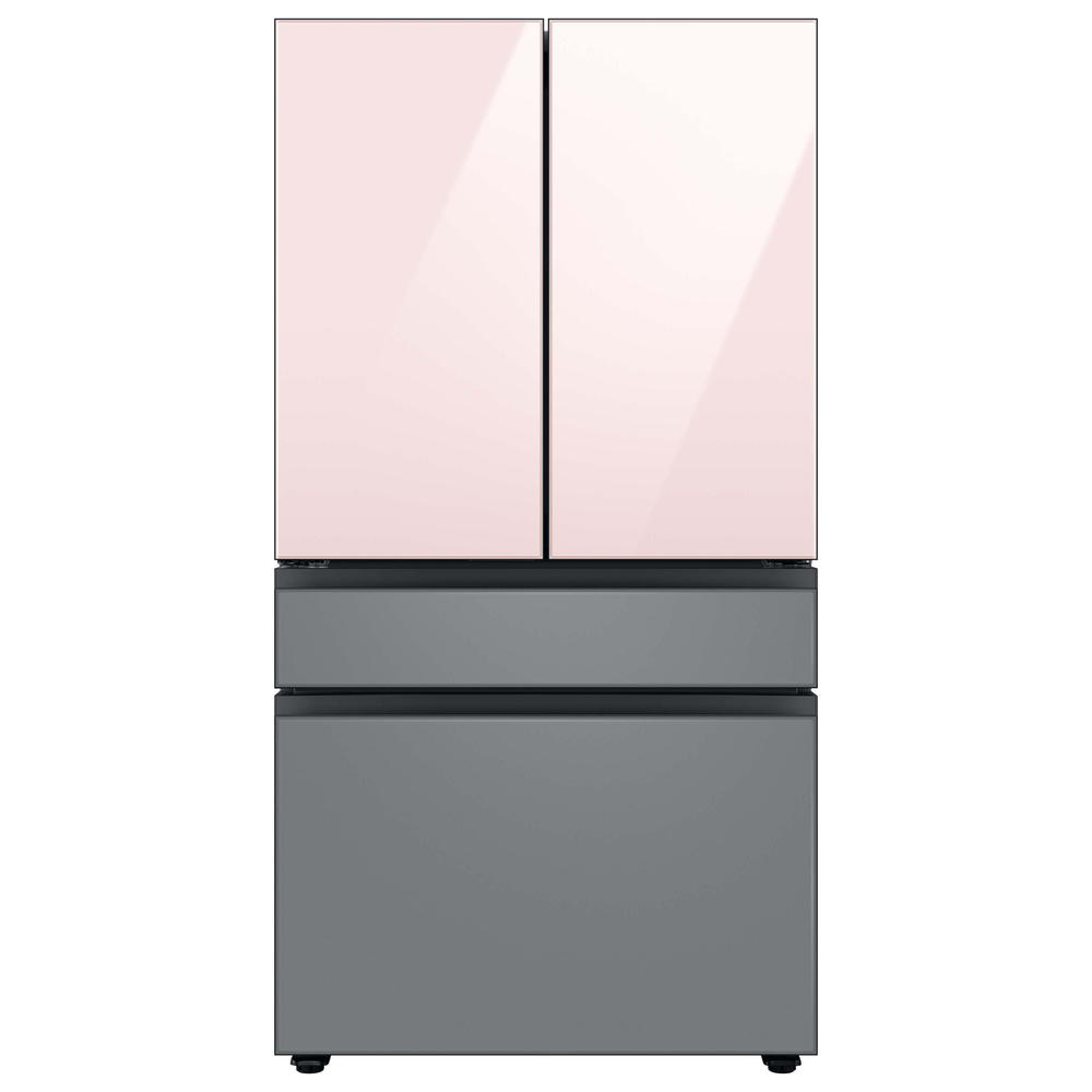 Samsung RA-F18DU4P0/AA Bespoke 4-Door French Door Refrigerator Panel in Pink Glass - Top Panel