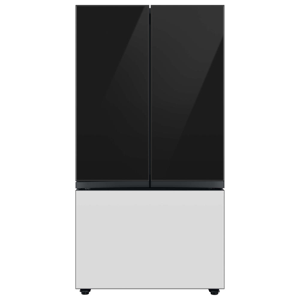 Samsung RA-F36DB312/AA Bespoke 3-Door French Door Refrigerator Panel in White Glass - Bottom Panel