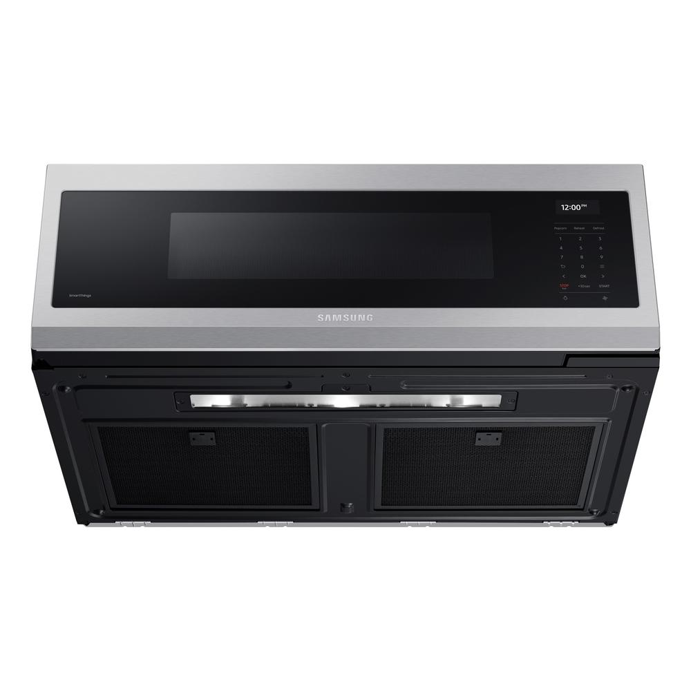 Samsung ME11A7710DS/AA 1.1 cu. ft. Smart SLIM Over-the-Range Microwave with 550 CFM Hood Ventilation, Wi-Fi & Voice Control in Stainless Steel
