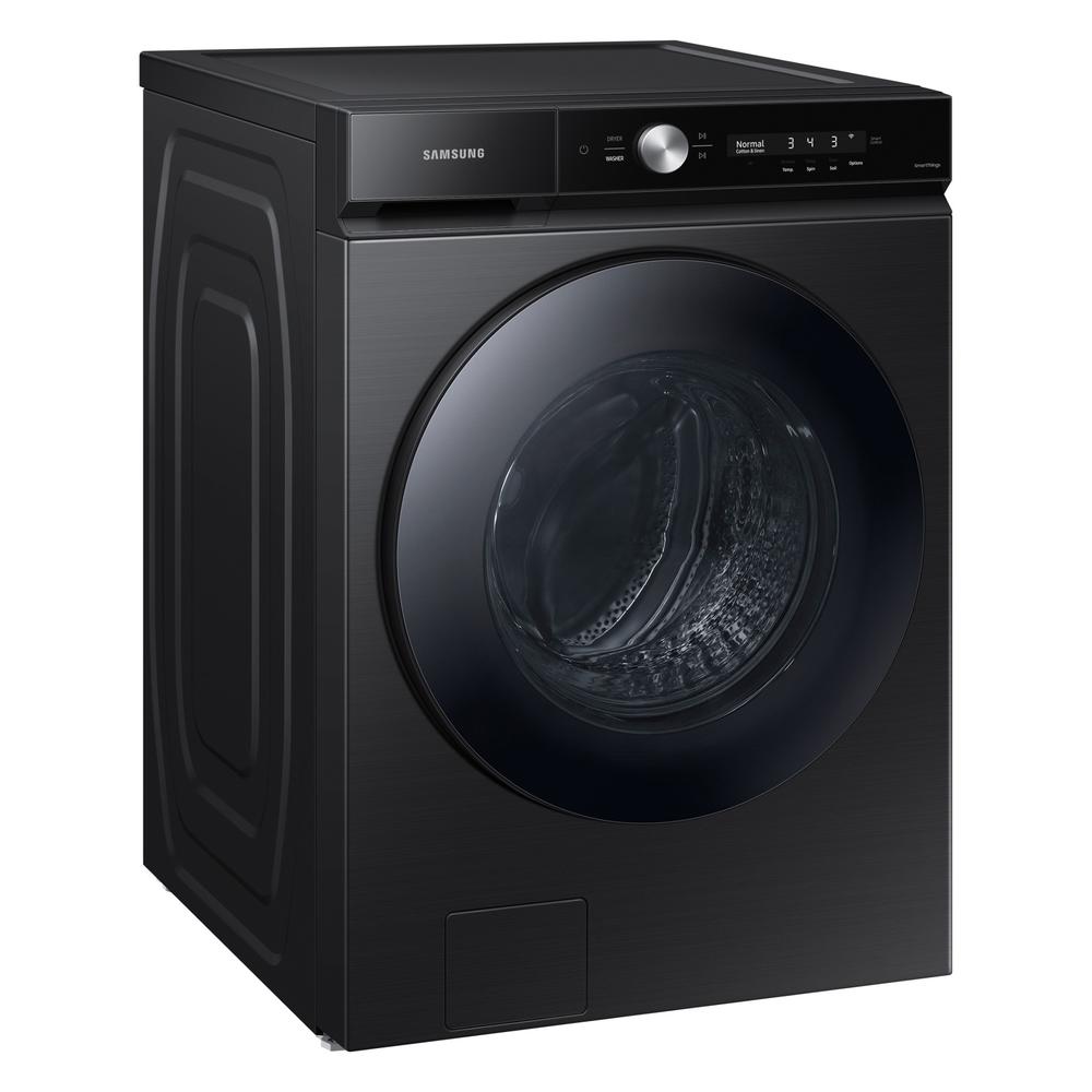Samsung WF53BB8700AV Bespoke 5.3 cu. ft. Ultra Capacity Front Load Washer with Super Speed Wash and AI Smart Dial in Brushed Black