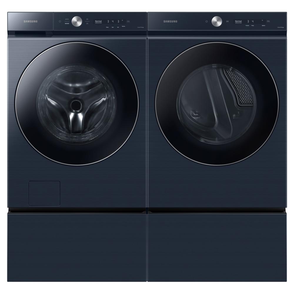 Samsung WF53BB8900AD Bespoke 5.3 cu. ft. Ultra Capacity Front Load Washer with AI OptiWash&#8482; and Auto Dispense in Brushed Navy