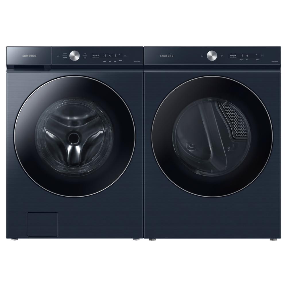 Samsung DVE53BB8900DA3 Bespoke 7.6 cu. ft. Ultra Capacity Electric Dryer with AI Optimal Dry and Super Speed Dry in Brushed Navy