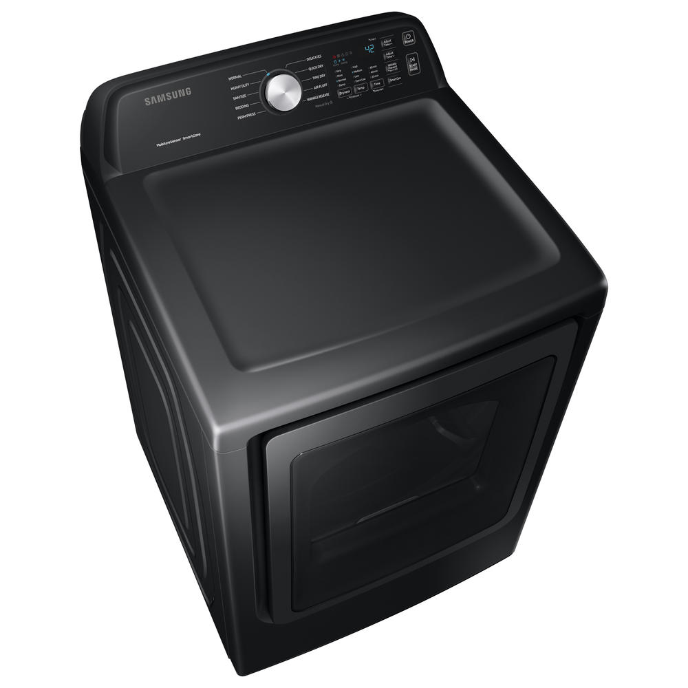 Samsung DVE45T3400V/A3 7.4 cu. ft. Electric Dryer with Sensor Dry in Brushed Black