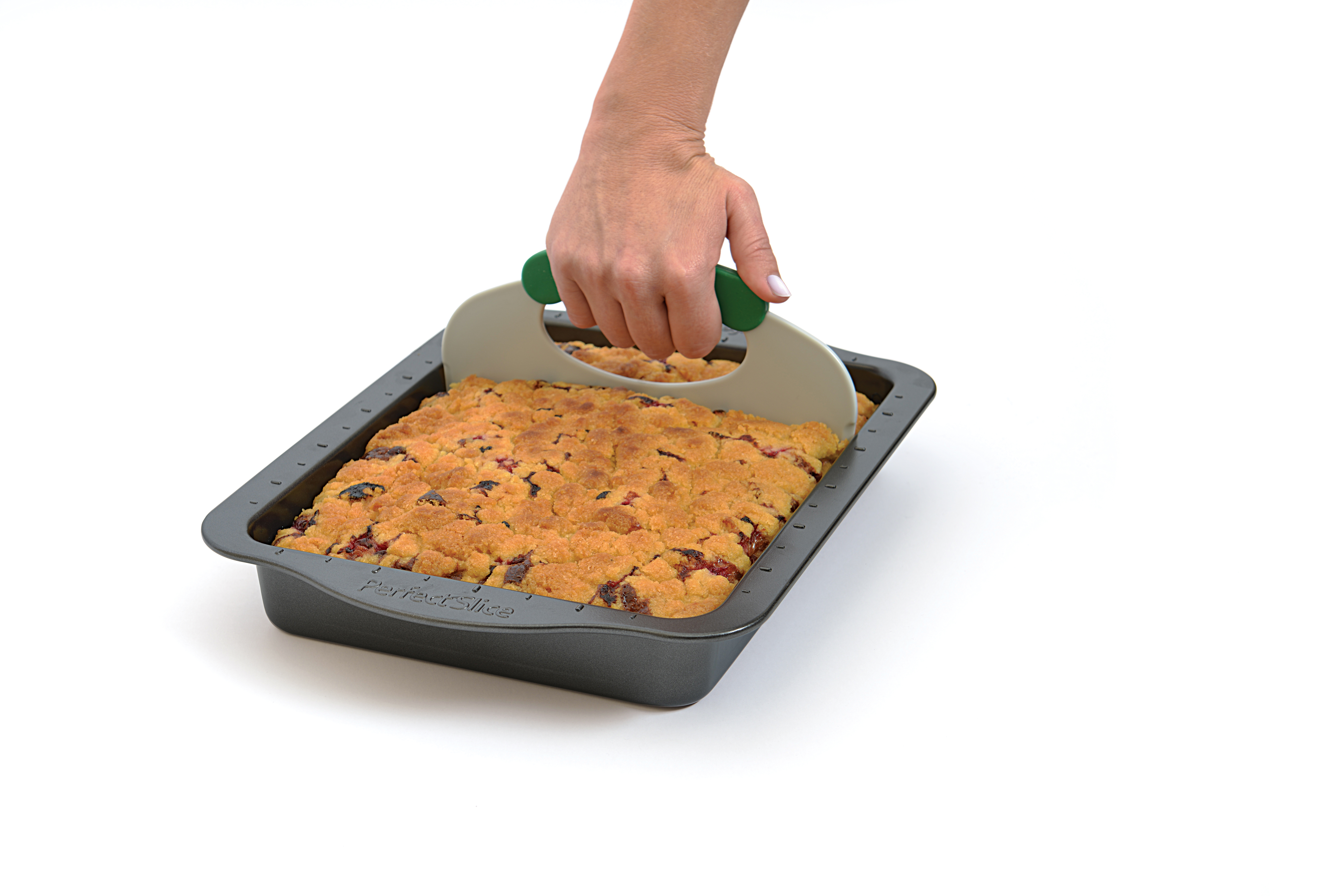 BergHOFF Perfect Slice 13"x9" Cake Pan w/ Slicer Tool ...
