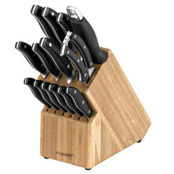 BergHOFF 15-Piece Forged Knife Set with Block
