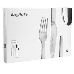 BergHOFF Essence Mirror Finish Cutlery Set Serves 6 Persons, 47.6 x 33.6 x 5.5 cm, Silver