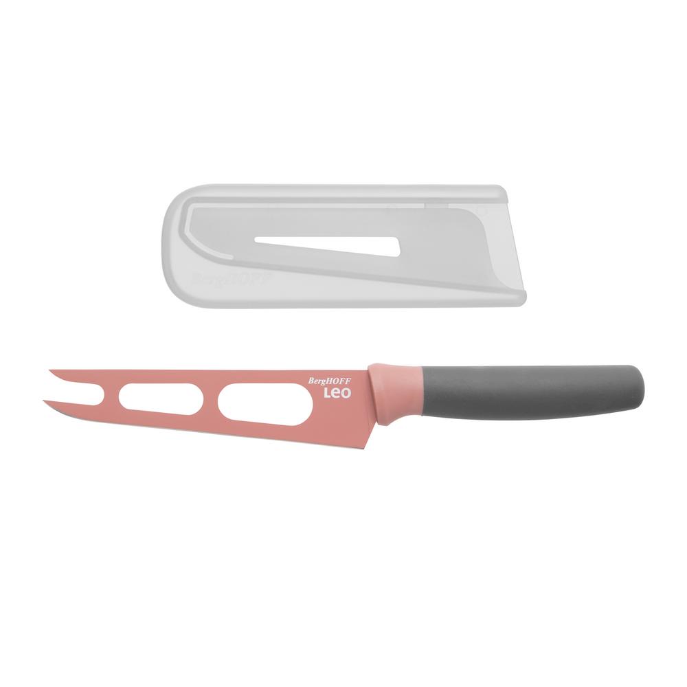 BergHOFF Leo 5" Stainless Steel Cheese Knife, Pink