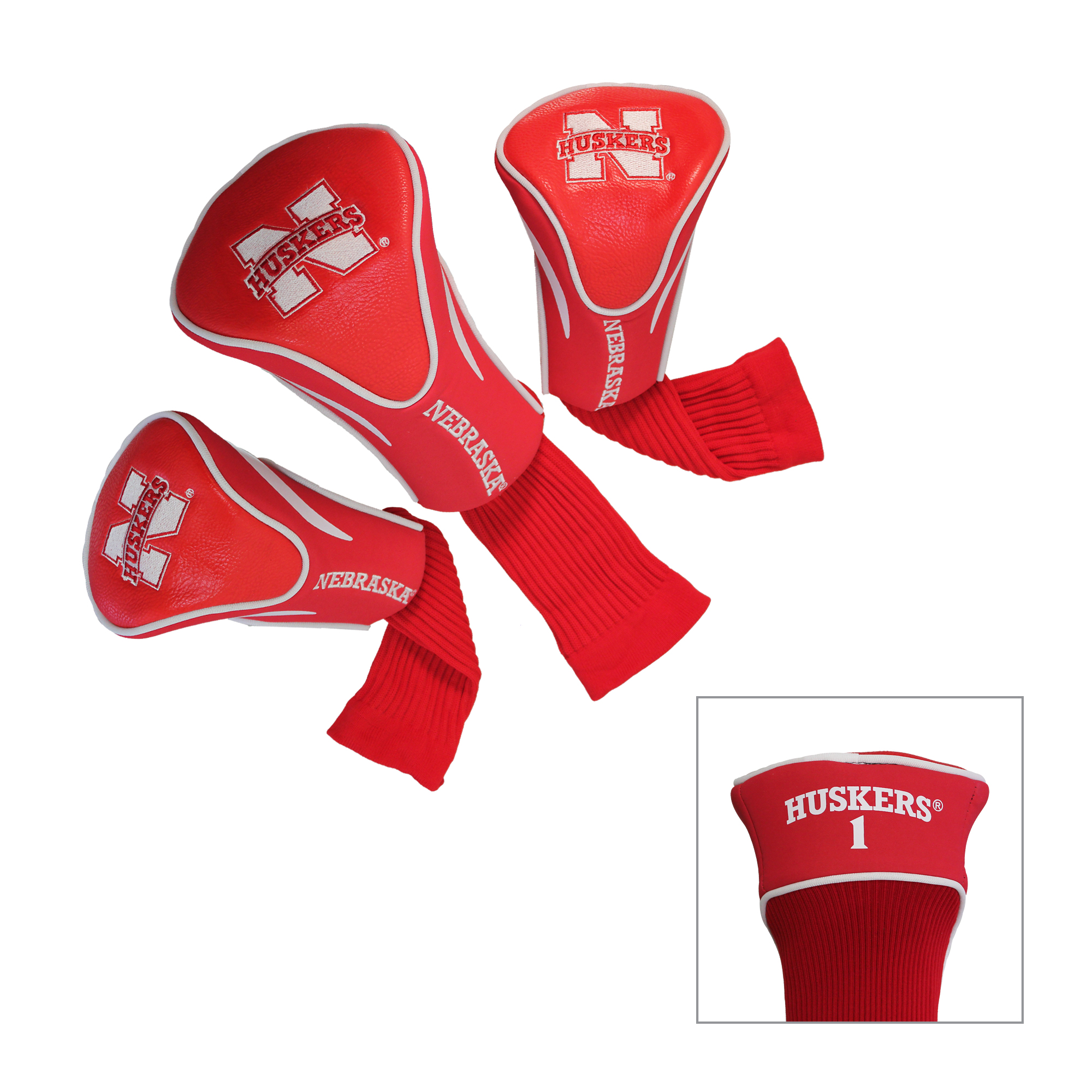 Team Golf Ncaa 3 Pack Contour Head Covers Team Golf Ncaa 3 Pack Contour Head Covers