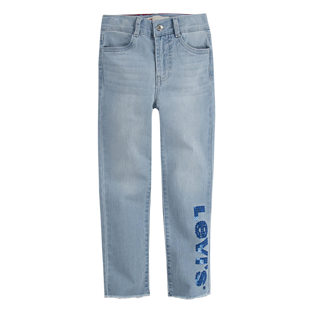 Levi's Girls' High Rise Ankle Straight Jeans