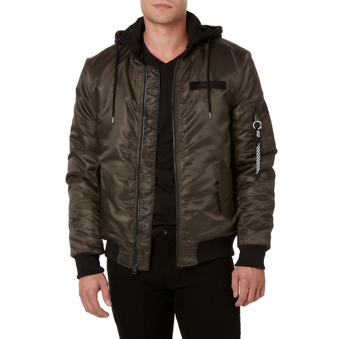 Southpole Young Men's Hooded Bomber Jacket