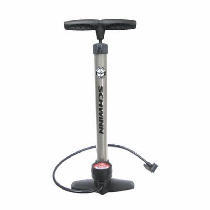 Schwinn floor bike pump with gauge cheap