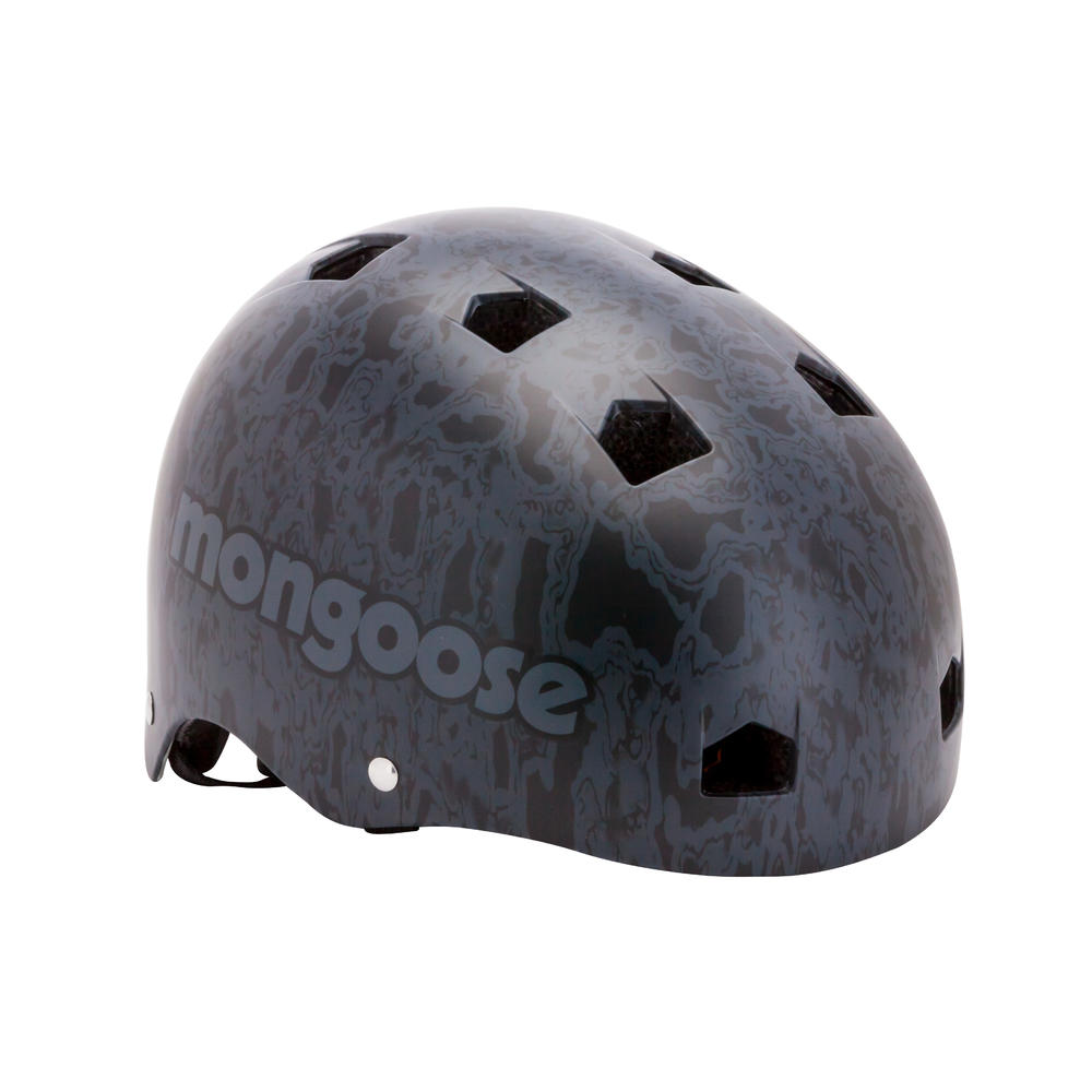 Mongoose All Terrain Youth Helmet - Acid Black/Gray