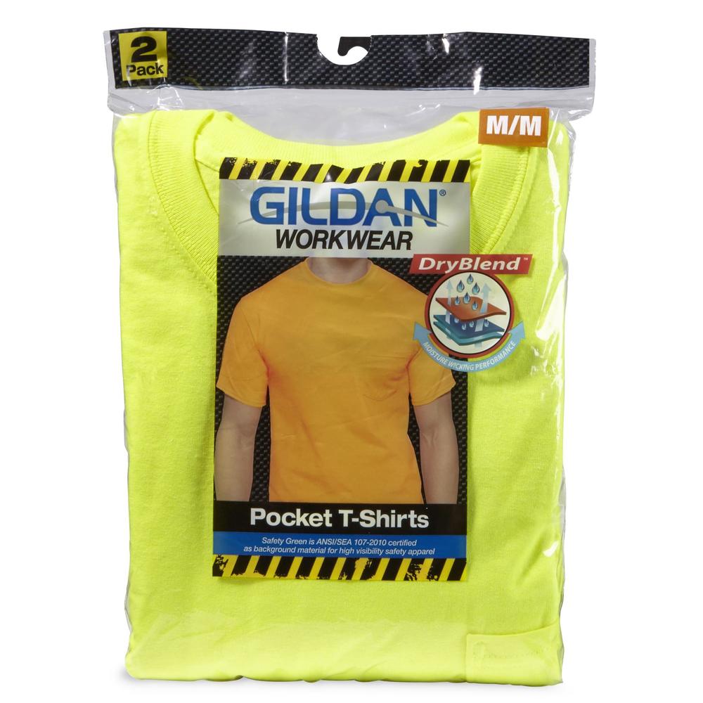 Gildan  Men's Big & Tall 2-Pack Pocket T-Shirts