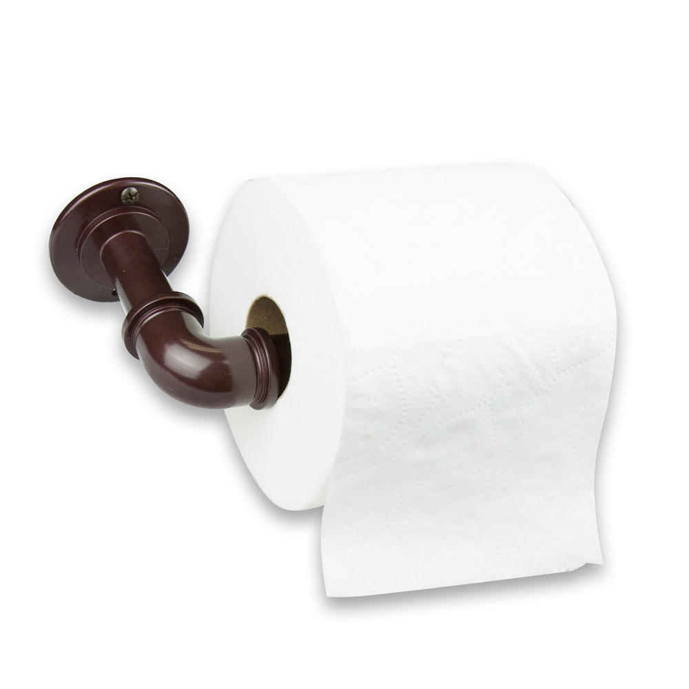 Rod Desyne Single Toilet Paper Holder - Bronze