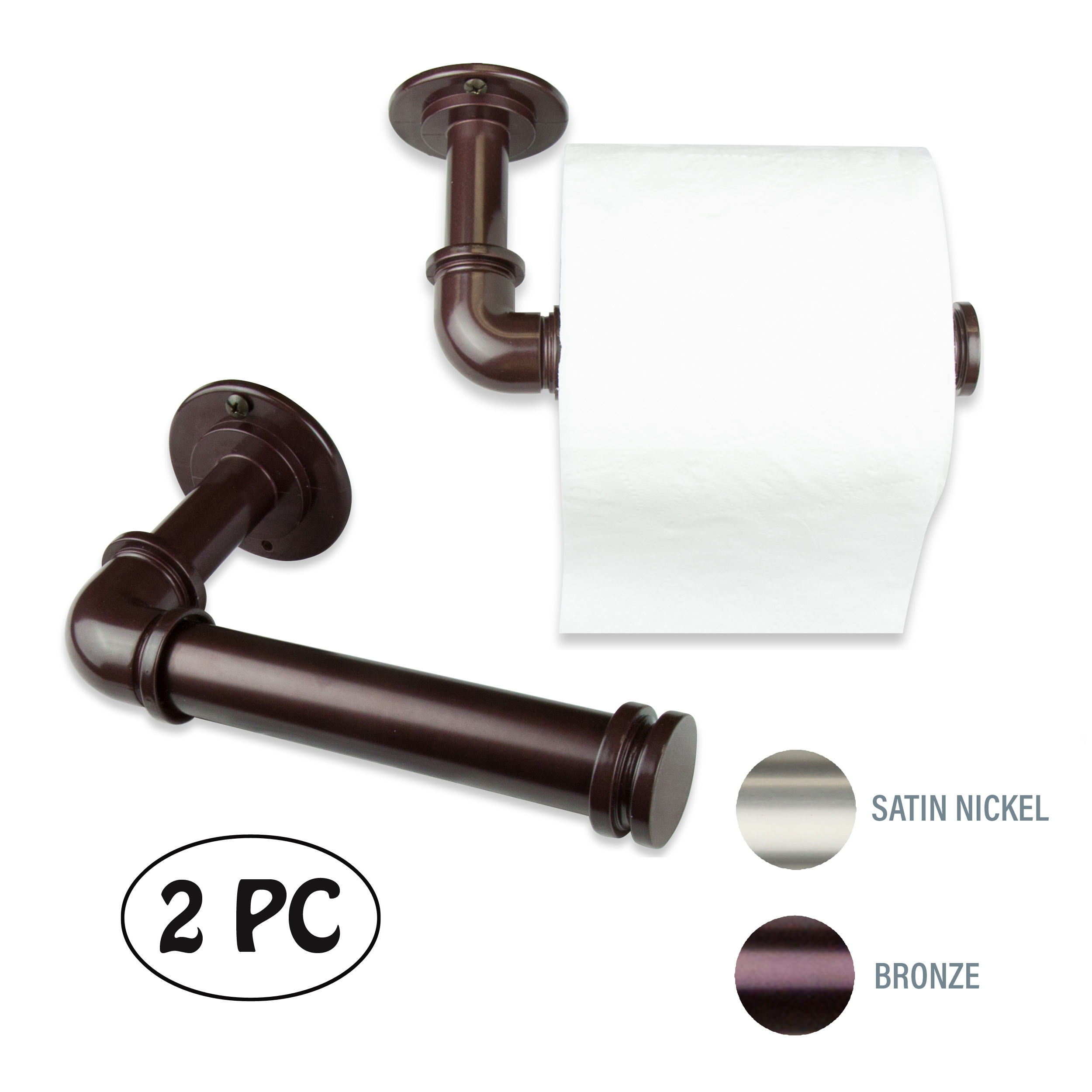 Cambridge & Co. Single Toilet Paper Holder (set of 2) - Bronze Cambridge & Co. Single Toilet Paper Holder (set of 2) - Bronze