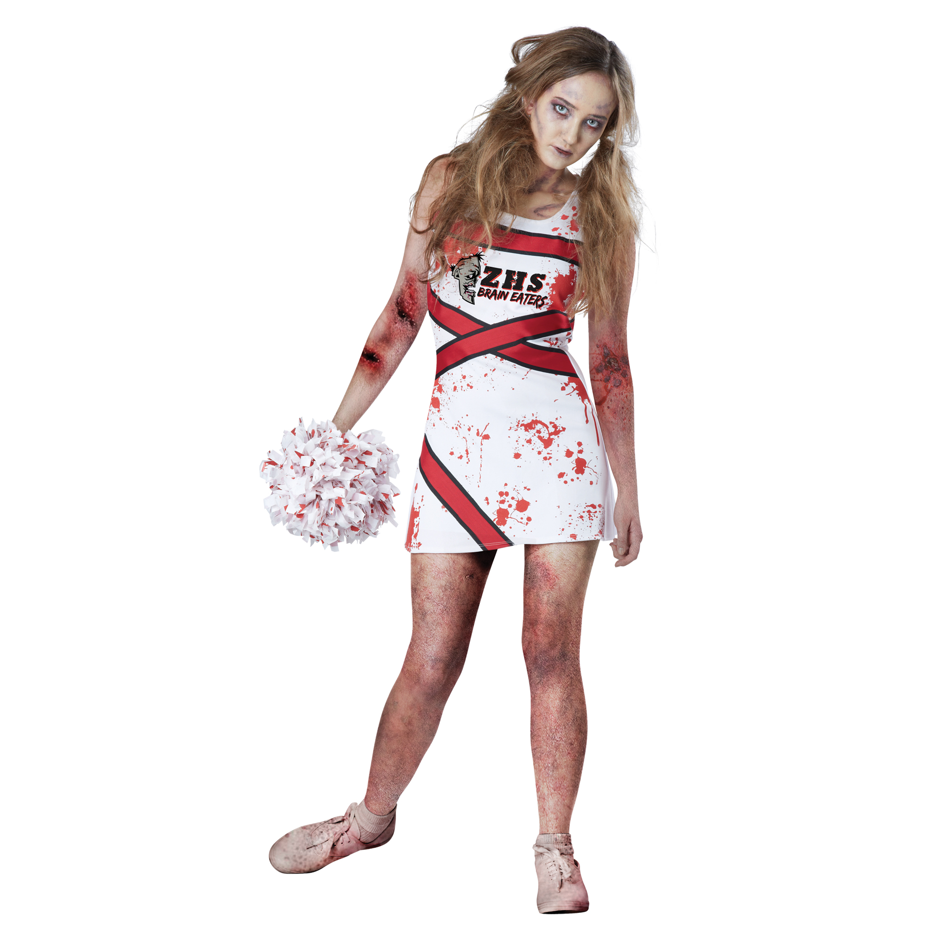 Totally Ghoul Teen Zombie Cheerleader Halloween Costume