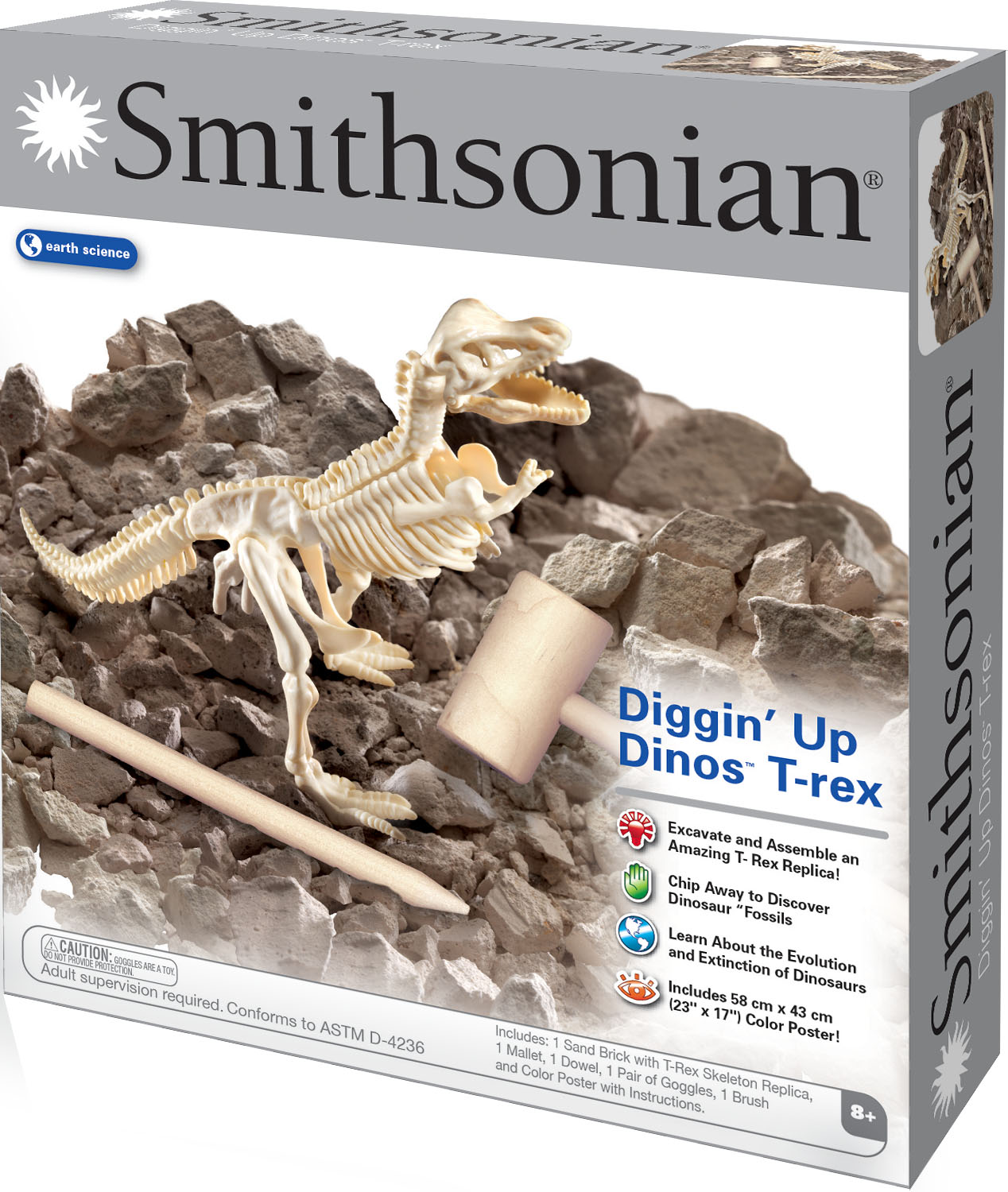 NSI Toys Smithsonian Diggin' Up Dinosaurs T-Rex